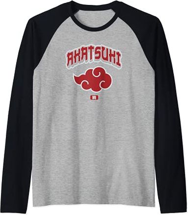 Arco dell'Akatsuki con Nuvola Maglia con Maniche Raglan