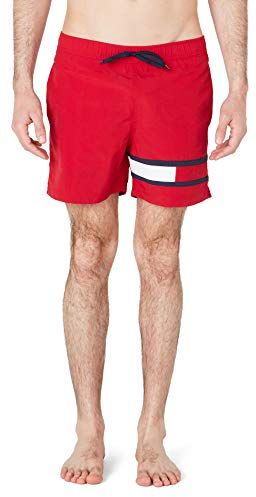 SF Medium Drawstring Pantaloncini, Rosso (Red 611), Small Uomo