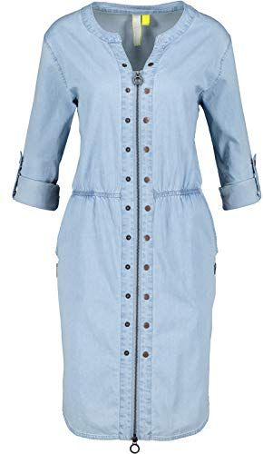 HannaAK DNM Vestito, Denim Chiaro, XL Donna