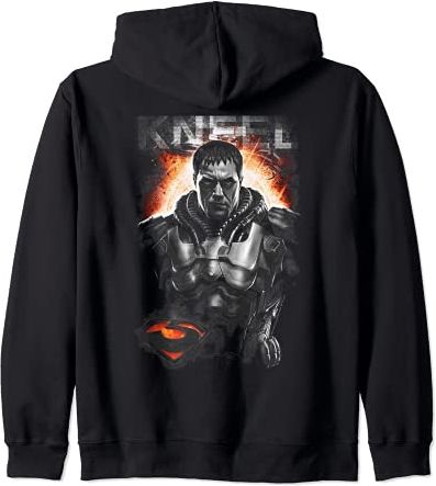 Man of Steel Zod Kneel Felpa con Cappuccio