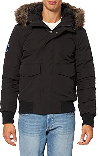 Everest Bomber Giacca, Jet Black, XX-Large Uomo