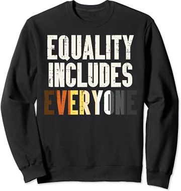 Equality Includes Everyone LGBTQ Gay Bear Flag Gay Pride Men Felpa