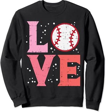 Love Baseball Cute Sports Fan Player Team Men Women Kids Felpa