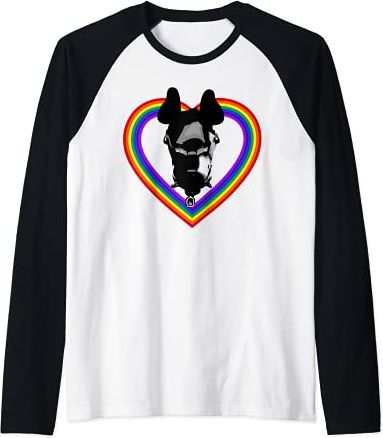 Gay Pride Puppy Play Graphic Maglia con Maniche Raglan