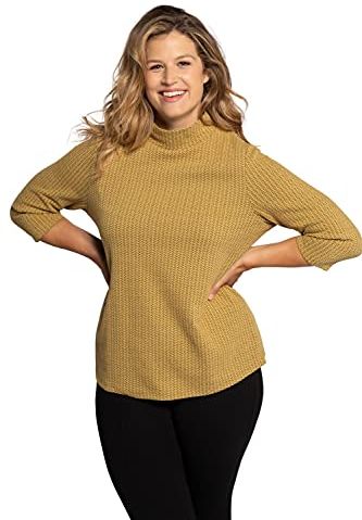 Sweatshirts Maglia di Tuta, Maisgelb, 46+ Donna