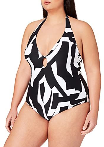 Lido Beach Nyrswimsuit Halterneck Costume Intero, 001, 100C Donna