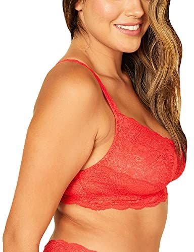 Nsn Curvy Soft Bra Sweetie reggiseno - Rosso (Rossetto) - Small