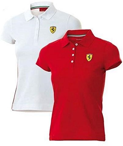 Polo Donna Classico Rosso o Bianco