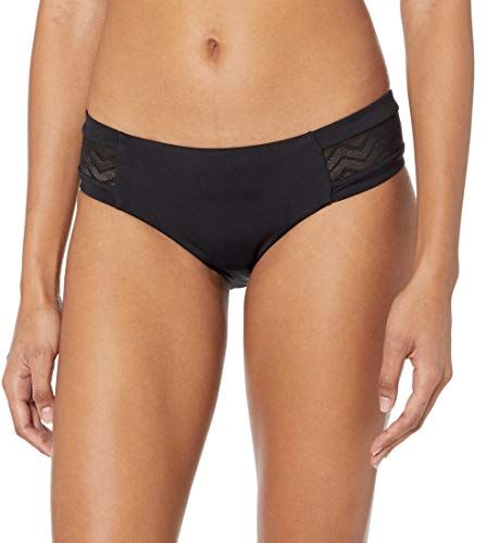 Active Zig Zag Hipster Slip Bikini, Nero (Black Black), 48 (Taglia Produttore: 16) Donna