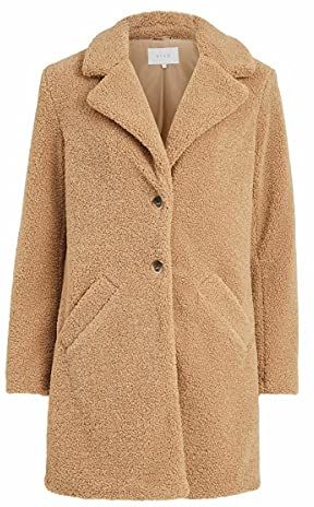 VILIOSI Teddy Coat/su-Noos Cappotto, Tigers Eye, 44 Donna