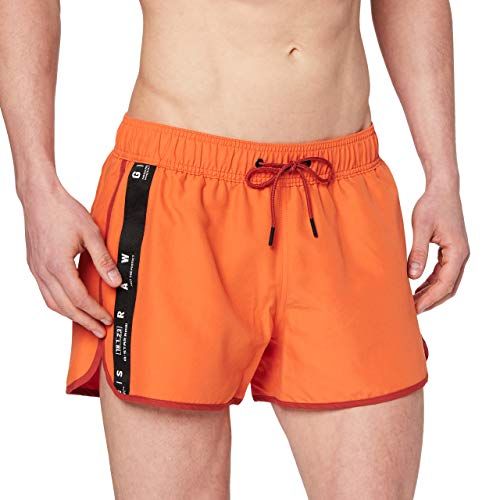 Dend Tape Tuta da Nuoto One Piece, Acid Orange A505-b214, XL Uomo