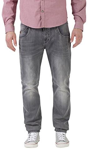 Regular Eliaz Jeans Straight, Grigio (Steel Grey Wash 9198), 31W / 34L Uomo