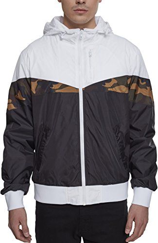 Advanced Arrow Windrunner Giacca, Bianco e Nero, S Uomo