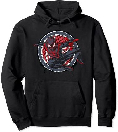 Spider-Man Miles Morales Hooded Sweatshirt Felpa con Cappuccio