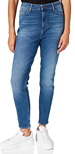 Scarlett High Plus Size Jeans Skinny, Blu (Tonal Stonewash Nx), 40W / 31L Donna