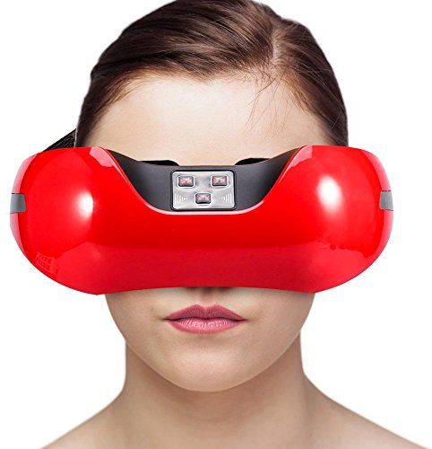 Massaggiatore oculare elettrico con tecnologia ottica mobile, tecnologia 3D e EMS Microcurrent, funzione di compressione, occhiali benessere, sollievo dell'affaticamento, proteggete i vostri occhi.