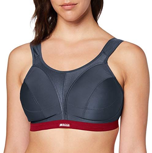 Active D+ Classique Support Reggiseno Sportivo, Grigio Ardesia, 80E Donna