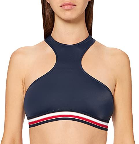 Crop Top Reggiseno Bikini, Blu (Navy Blazer 416), 42 (Taglia Produttore: Small) Donna