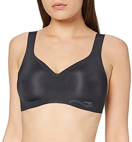 Zero Feel Bralette Reggiseno, Team GB Nero, XS Donna