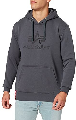 Basic Hoody Maglia di Tuta, Nero/Oro, 43.73 Uomo