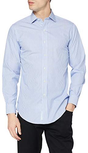 Camicia Regent Manica Lunga, Turchese (Light/Pastel Blue 455), Small (Taglia Produttore:15 33) Uomo