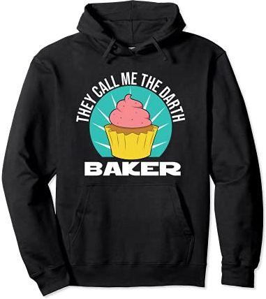 Baking Baker for Women Men Kids Cupcake Felpa con Cappuccio