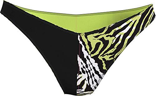 Delta Brazilian Parte Inferiore del Bikini, Tigre Tangled Direct Verde, XS Donna