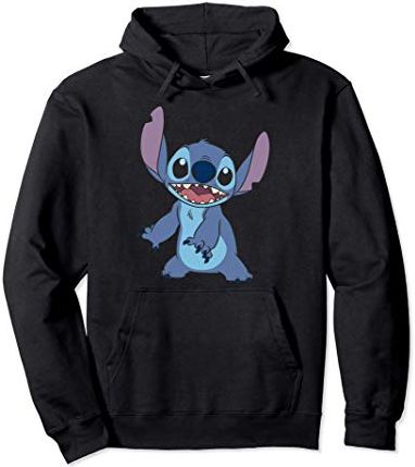 Lilo & Stitch Simple Stitch Stance Felpa con Cappuccio