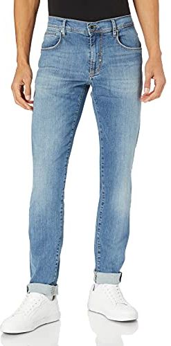 Jeans Skinny Barret-SUPE RLIGHT, Blu Denim, 36 Uomo