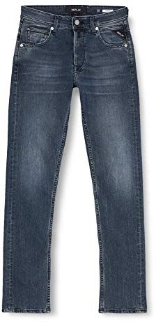 Grover Jeans Tapered, Blu (Medium Blue 9), 27 W / 32 L Uomo