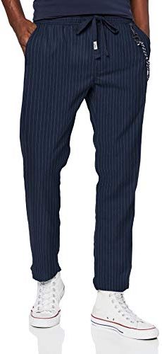 Tjm Scanton Pinstripe Track Pant Pantaloni, Blu (Blue), Rxs Uomo