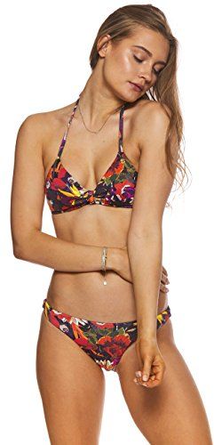NAPO VALISIA Bikini Top, Multicolore(Prune), 46 Donna