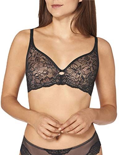 Amourette Charm W02 Reggiseno con Ferretto, Nero (Black 0004), 2E Donna