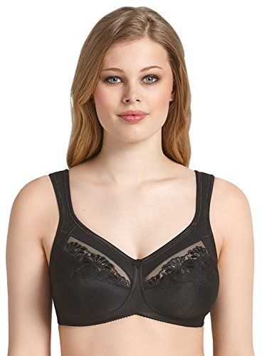 Entlastungs-BH Safina 5448, Reggiseno Donna, Nero (Schwarz 001), 95B EU