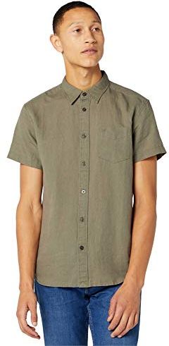 1 Pkt Shirt Camicia, Verde (Dusty Olive X45), X-Large Uomo