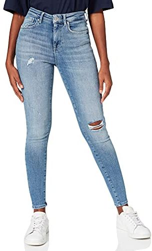 Onlpower Life Mid Push SK DT Rea264 Noos Jeans, Medium Blue Denim, M/30 da Donna