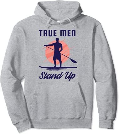 True Men Stand-Up Felpa con Cappuccio