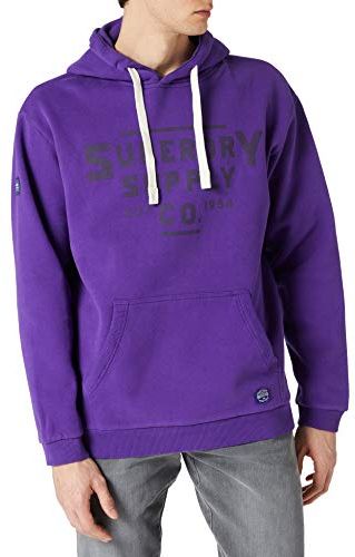 Heritage Mountain Graphic Hood Felpa con Cappuccio, Winter Purple, S Uomo