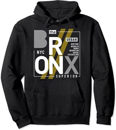 The Bronx Tee shirts, I Love Bronx, The Bronx New York City Felpa con Cappuccio