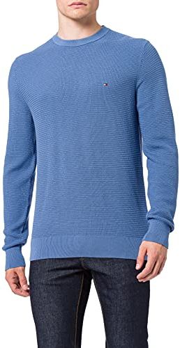 Structure Crew Neck Maglione, Pebble Blue, S Regular  Uomo