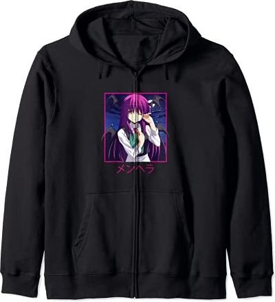 Giapponese Anime Ragazza Punk Male Pastello Menhera Kawaii Regalo Felpa con Cappuccio