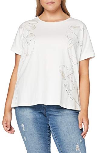 Sunda Stitch T-Shirt, Latte, 36 Donna