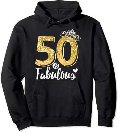 Abbigliamento regalo per il 50° compleanno delle donne - Felpa con Cappuccio