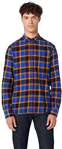 LS 1pkt Shirt Camicia, Blu (Cobalt Blue B09), XX-Large Uomo