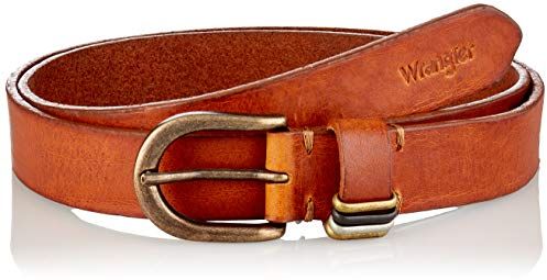 Loop Detail Belt Cintura, Cognac, 80 cm Donna