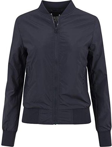 Ladies Light Bomber Jacket Giaca, Blu (Blu Navy), XS Donna