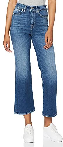 HW Cropped Boot Luxe Vintage Pacific Grove Jeans, Mid Blue GL, 27W / 28L Donna