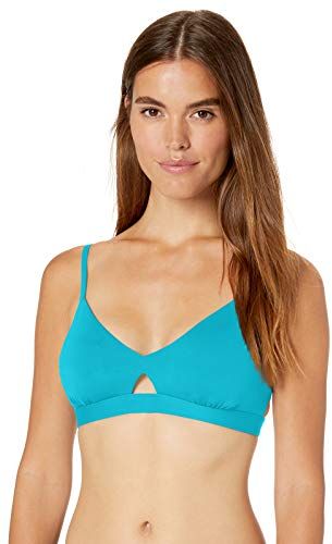 Active Hybrid Bralette Parte Superiore del Bikini, Scuba Blu, 46 Donna