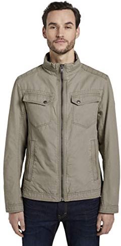 Cotton Touch Giacca, Beige (10941/Coastal Fog Beige), M Uomo