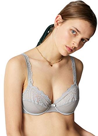 Gaby Reggiseno con Ferretto, Grigio (Gris Perle 154), 3D (Taglia Produttore: 95D) Donna